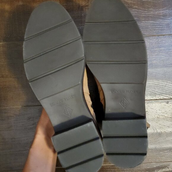 NEW Donald Pliner Savvy Boots Womens 8.5 Brown Suede Rustic Cottagecore Country - Picture 7 of 10